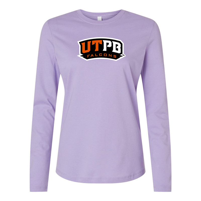 BELLA CANVAS Women’s UTPB Falcons Jersey Long Sleeve Tee